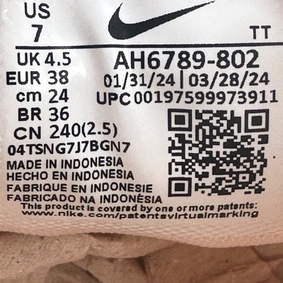 Women Nike Air Max 270 Guava Ice Life Lime Sail Black  AH6789-802 Size 7 No Box - Picture 10 of 10